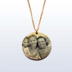 Stainless Steel Photo Pendant