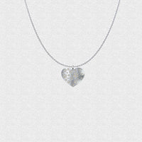 Dog Paw Heart Pendant