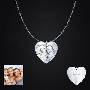 Love Family Photo Pendant