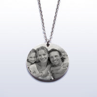 Stainless Steel Photo Pendant